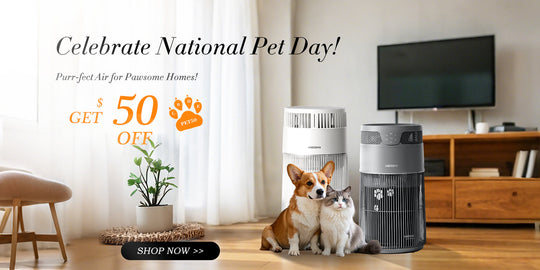 W-Cat air purifier National Pet Day gift promotion save $50