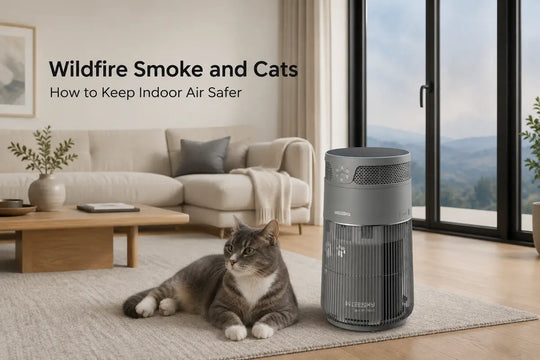 Wildfire Smoke and Cats: How to Keep Indoor Air Safer